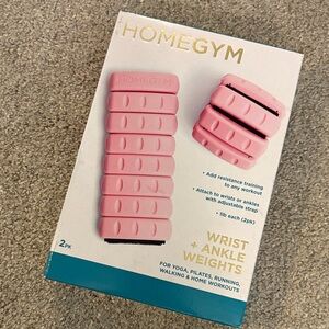 Pink Wrist and Ankle Weights - 2 Pack